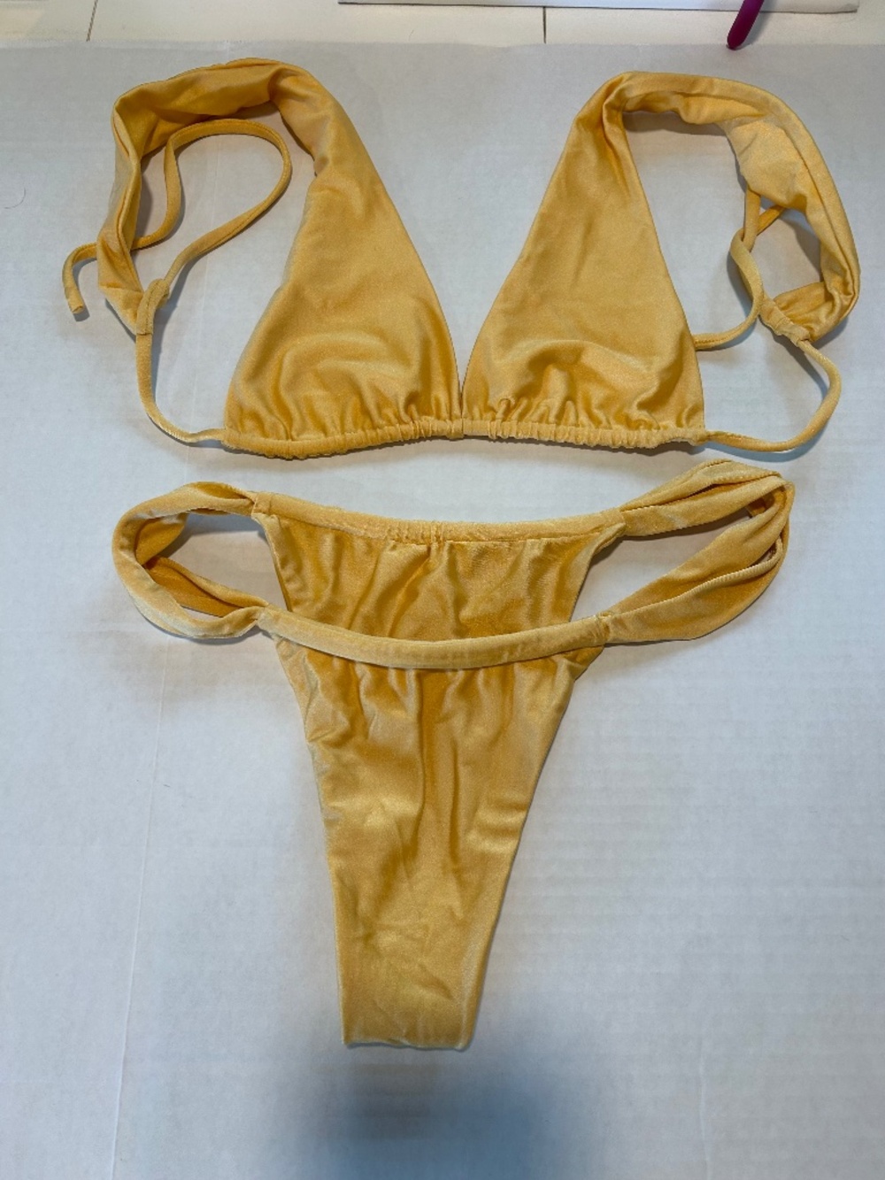 Sienna Swim, bikini yellow/gold, size M